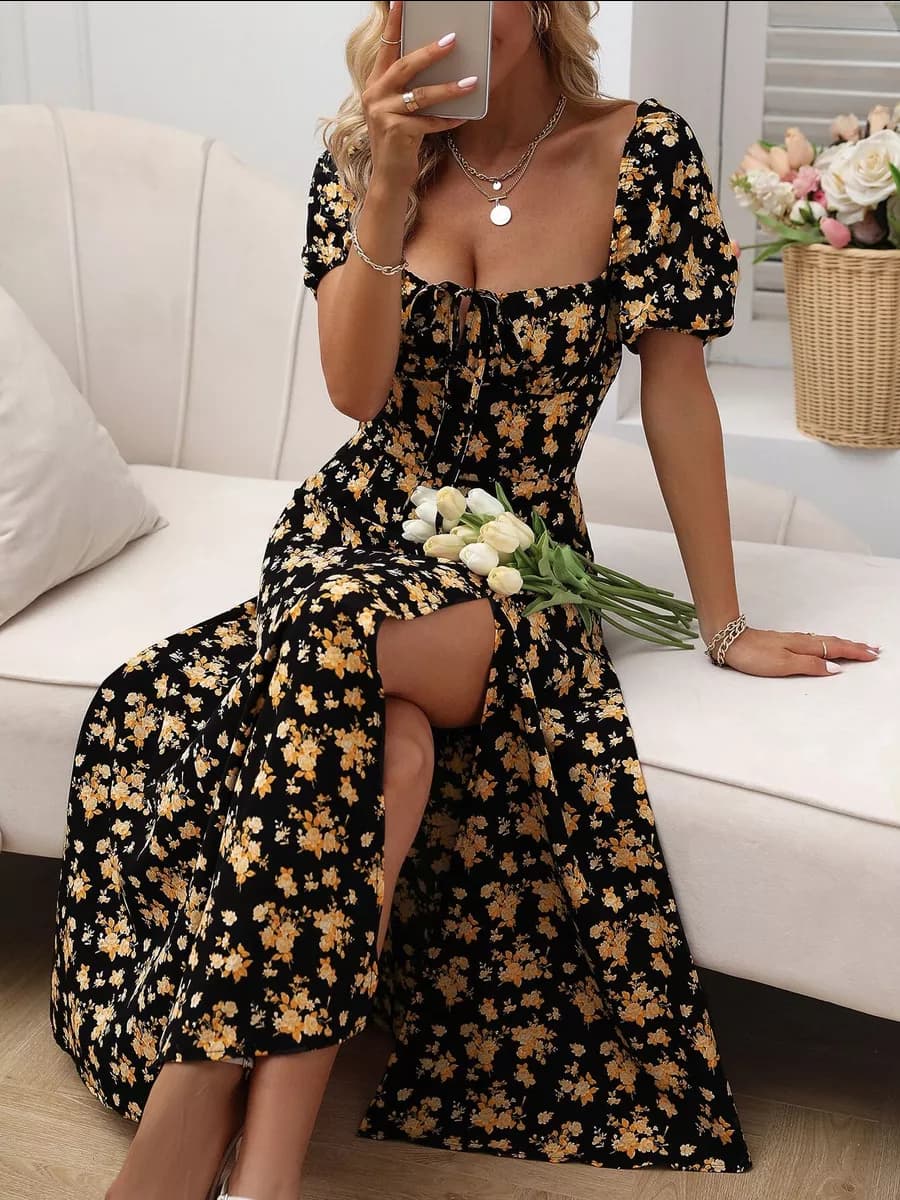 Платье летнее длинное