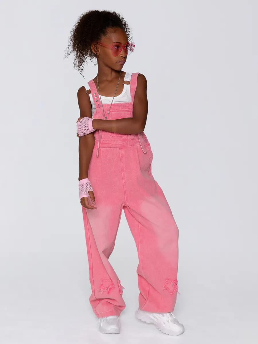 Комбинезон джинсовый детский