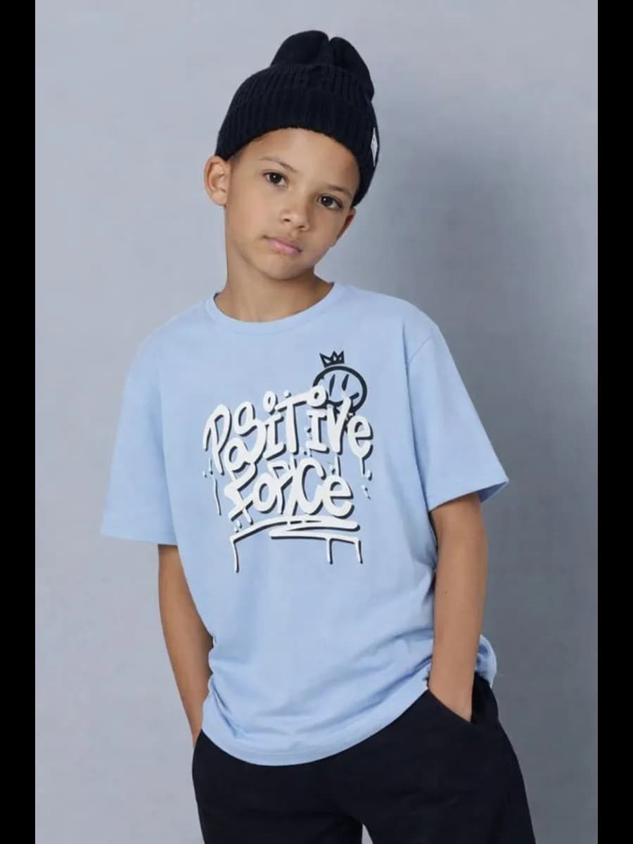 Футболка оверсайз с принтом хлопок