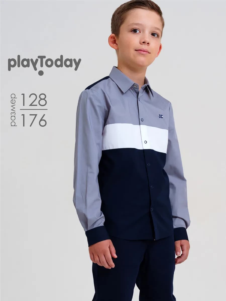 Рубашка на кнопках regular fit
