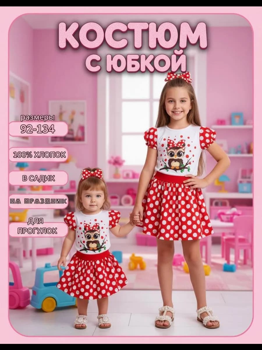 Костюм с юбкой
