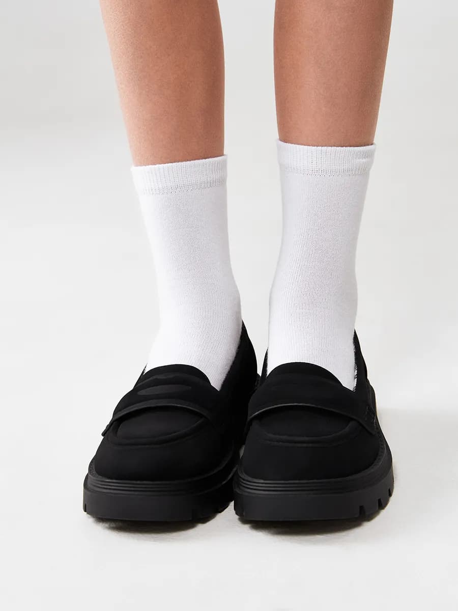 Туфли школьные подростковые из нубука