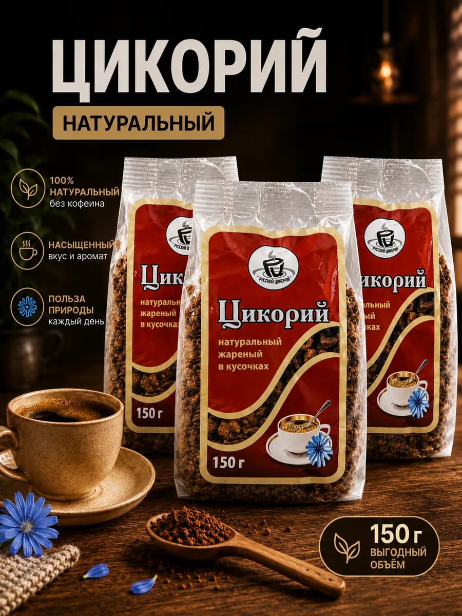 Цикорий Жареный кусочками 150 гр 3 шт