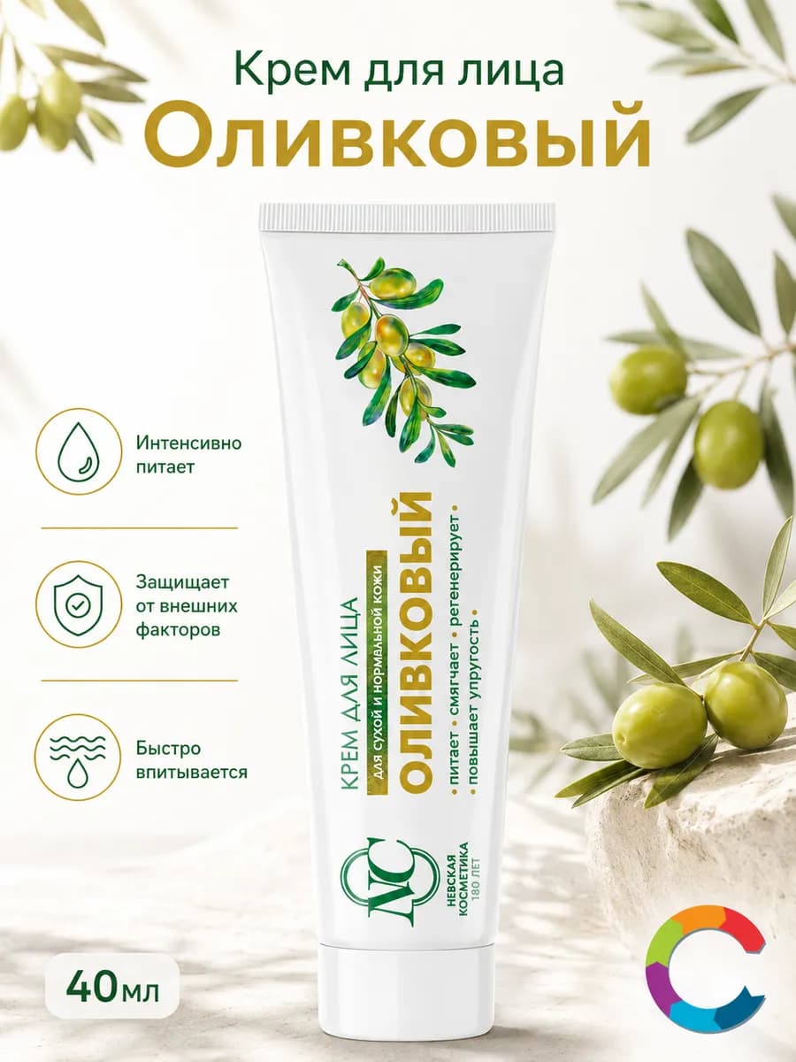 Крем для лица Оливковый 40мл