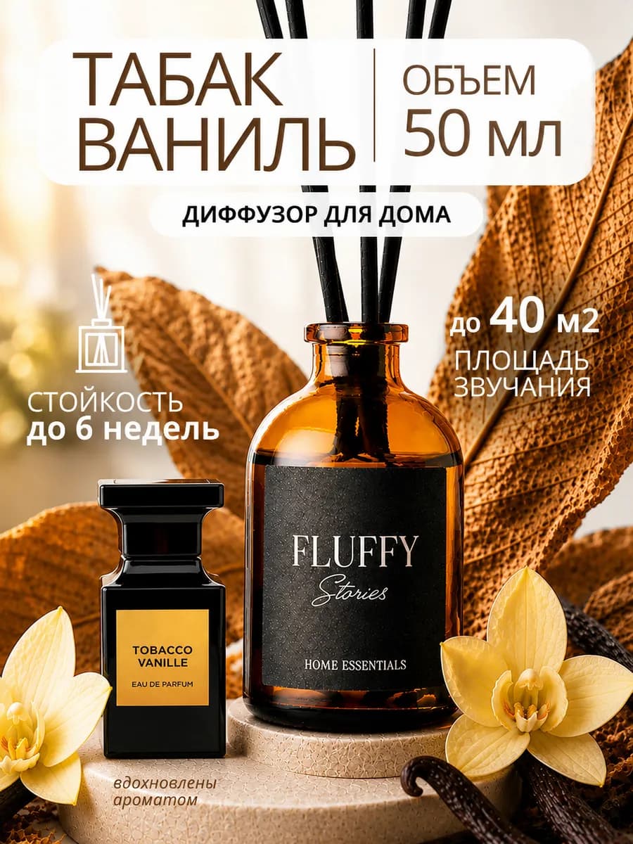 Диффузор для дома с палочками парфюмированный стойкий 1 шт