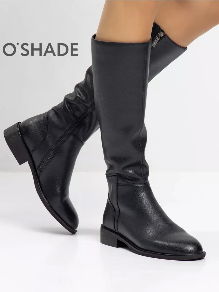 O'SHADE Сапоги женские демисезонные натуральная кожа