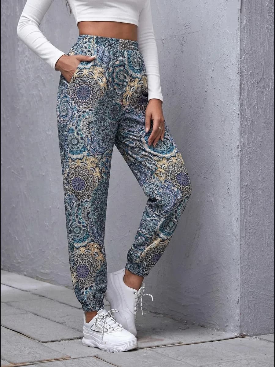 Штаны домашние на резинке - фото 1