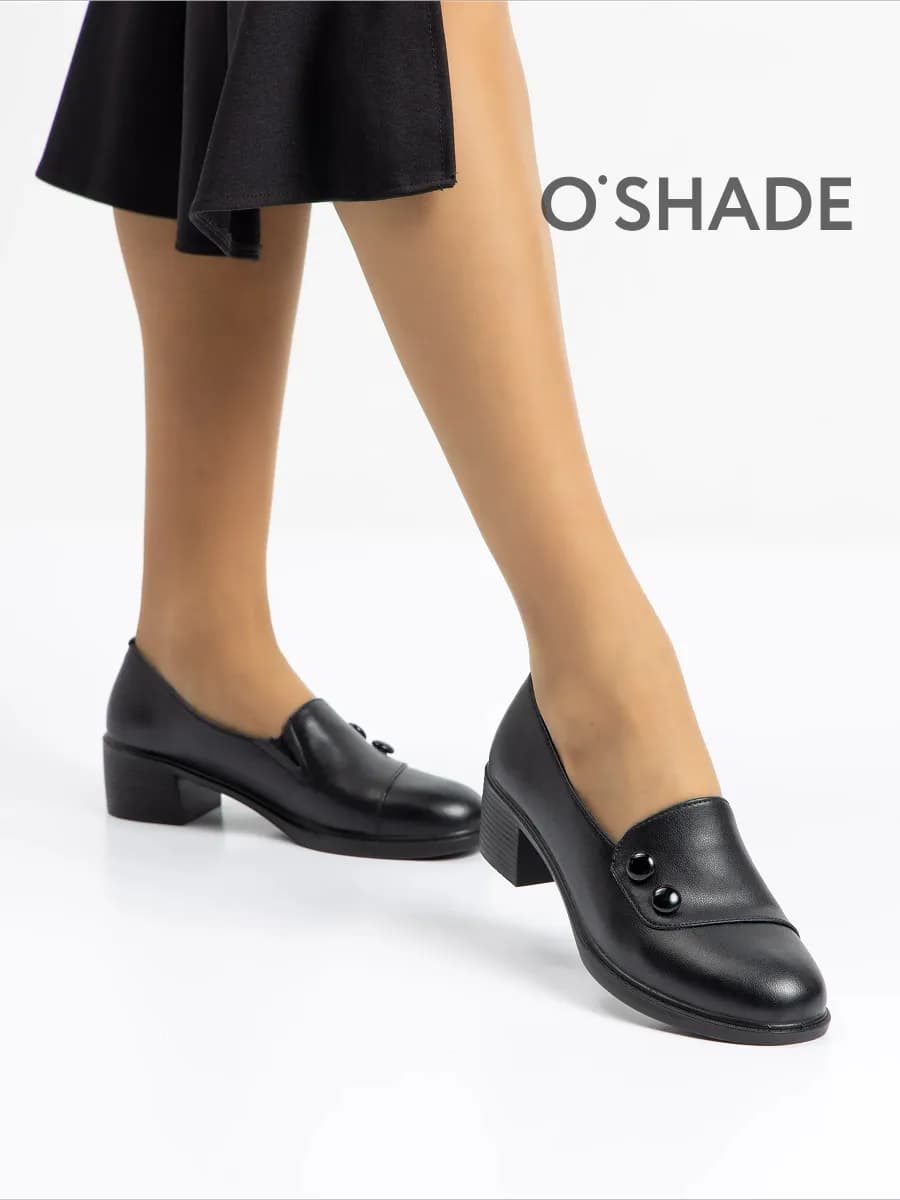 Туфли женские черные - фото 1