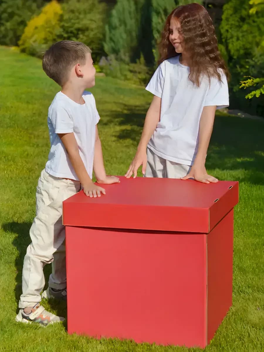 Большая коробка для подарка и шаров