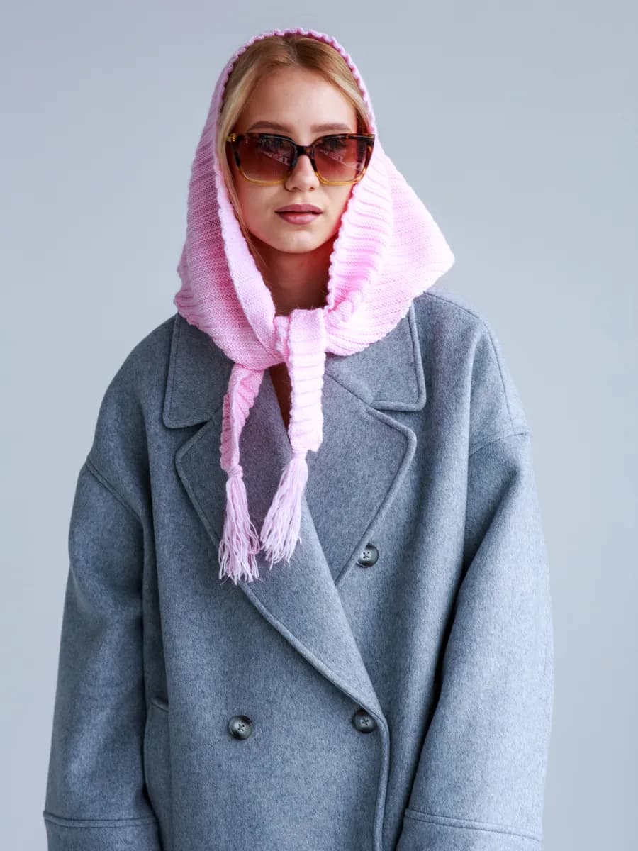 Шарф (Косынка) с кисточками