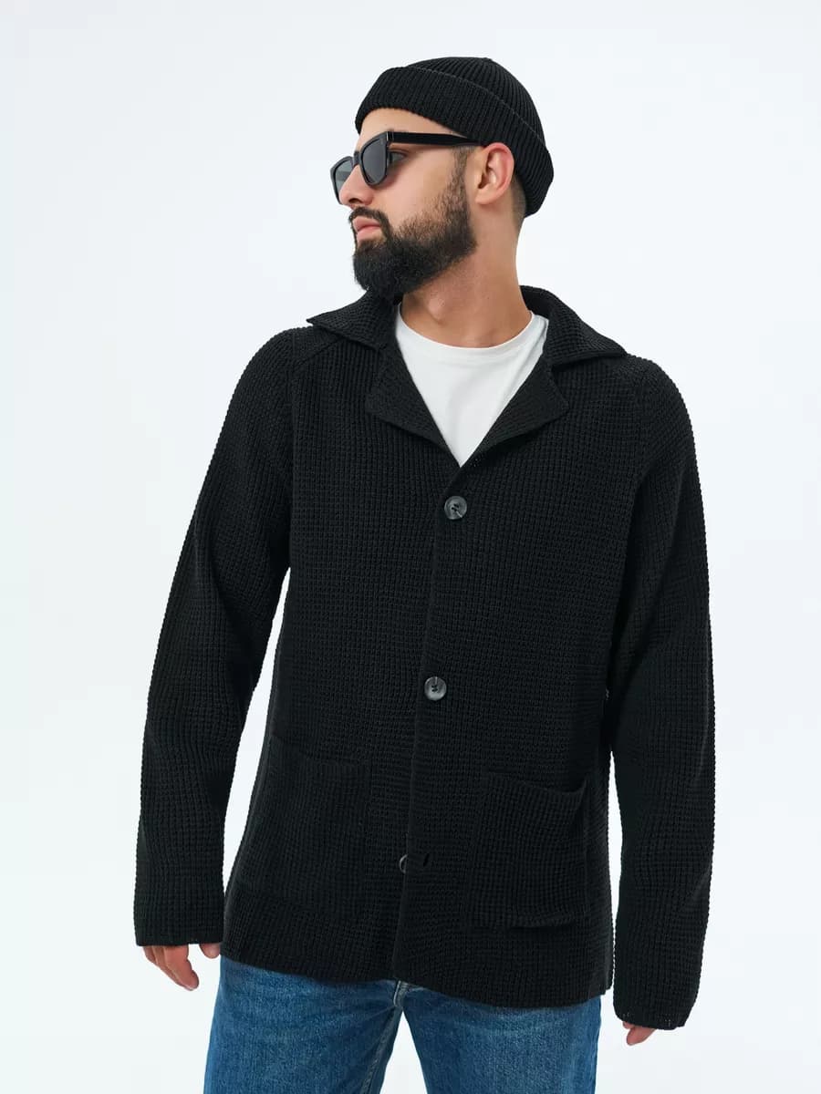 Кардиган вязаный на пуговицах