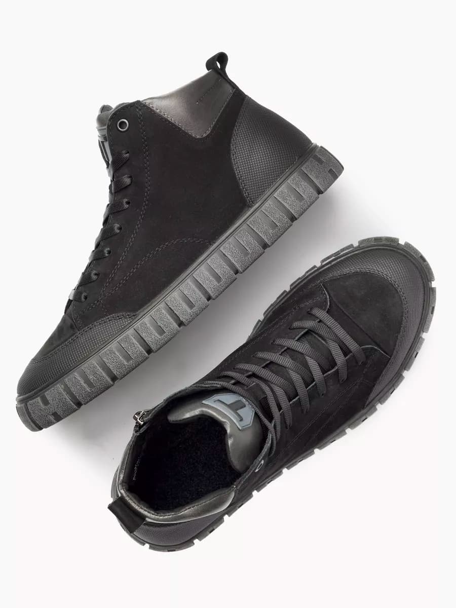 Ботинки кожаные демисезонные