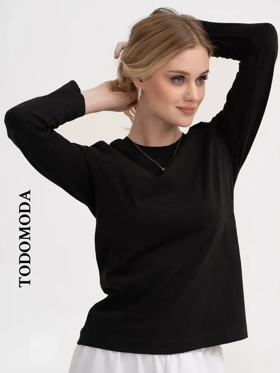 Лонгслив с длинным рукавом