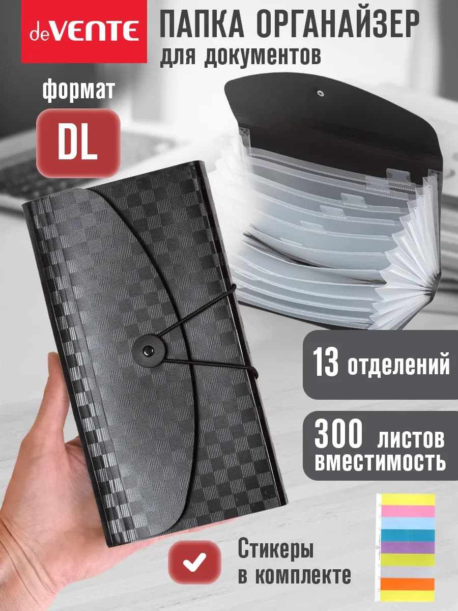 Папка органайзер для хранения документов DL
