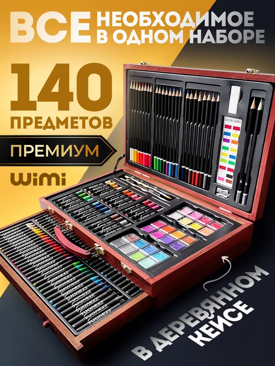 Набор для творчества и рисования в чемодане