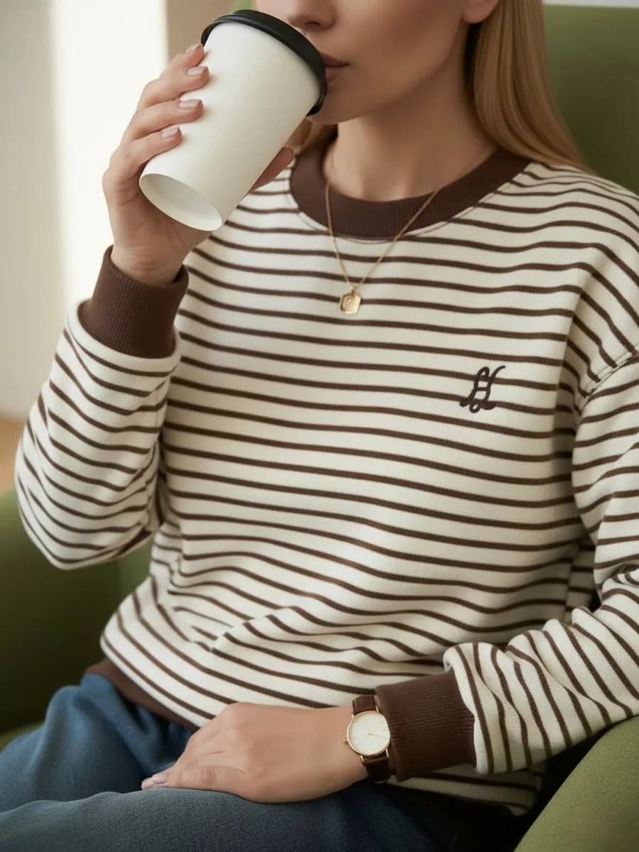 Свитшот в полоску - фото 1