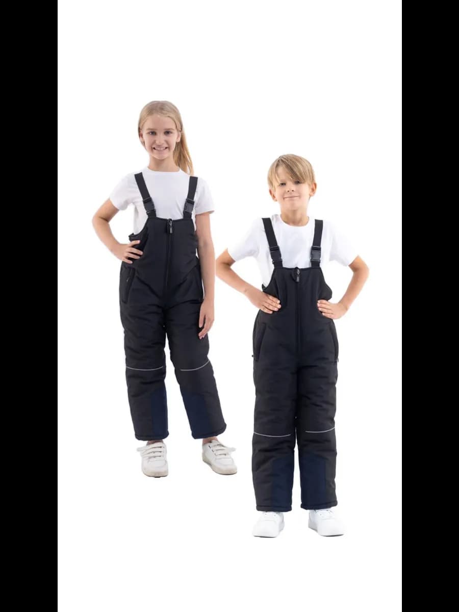 Полукомбинезон утепленный на лямках - фото 1