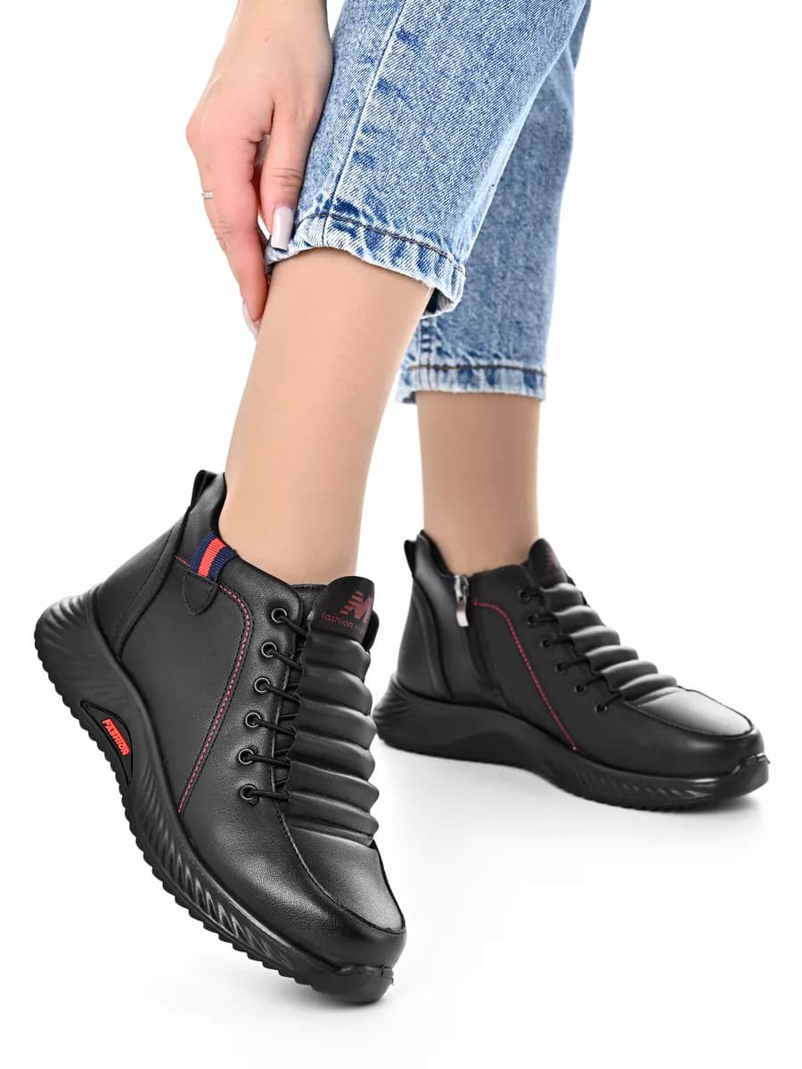 Ботинки осенние утепленные короткие