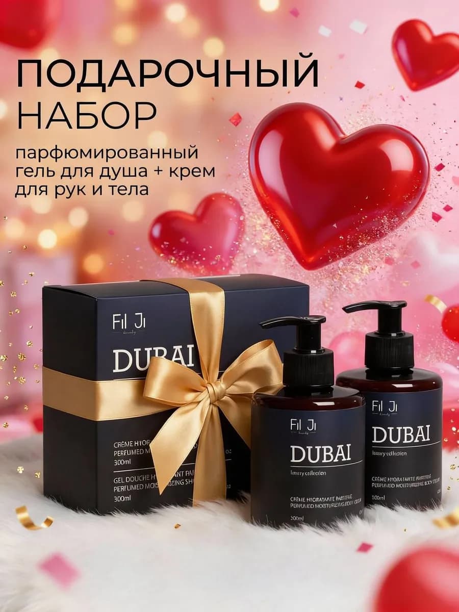 Подарочный набор гель и крем для рук и тела