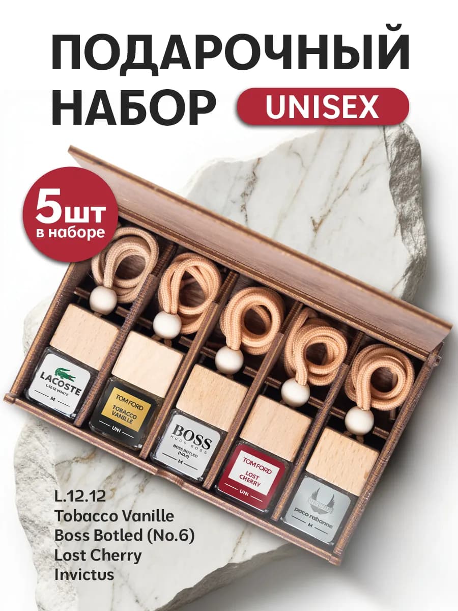 Подарочный набор ароматизаторов в машину автo