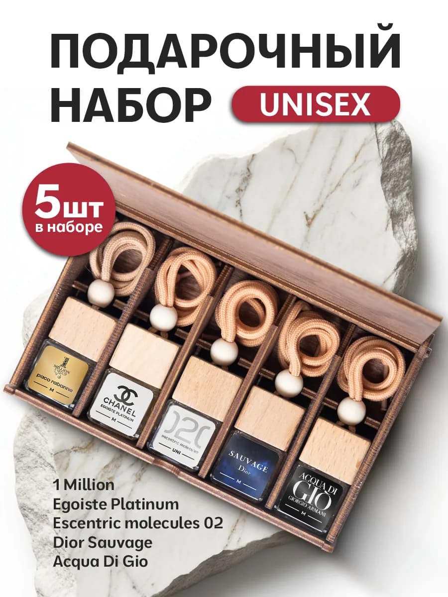 Подарочный набор ароматизаторов в машину автопарфюм