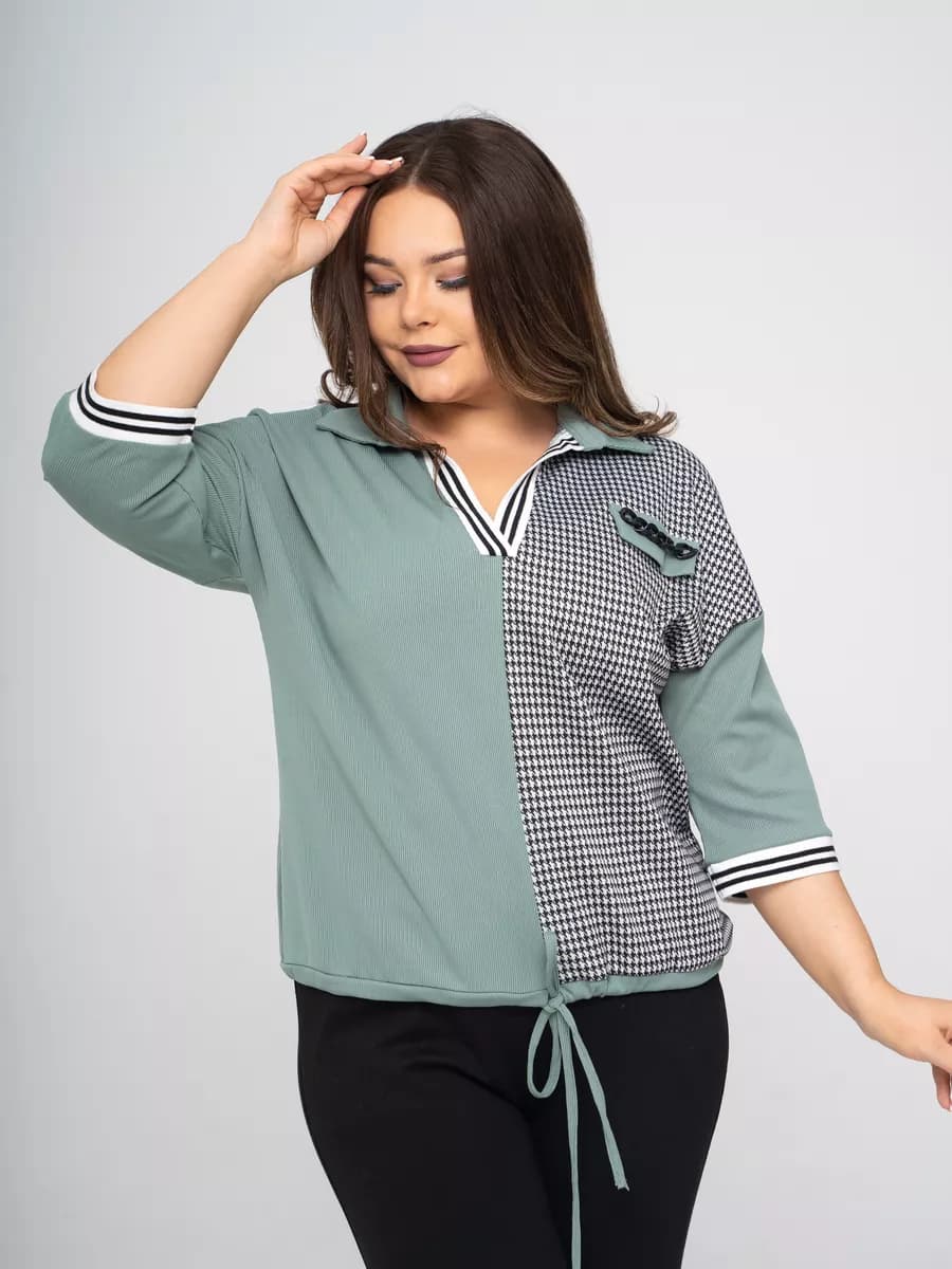 блузка больших размеров