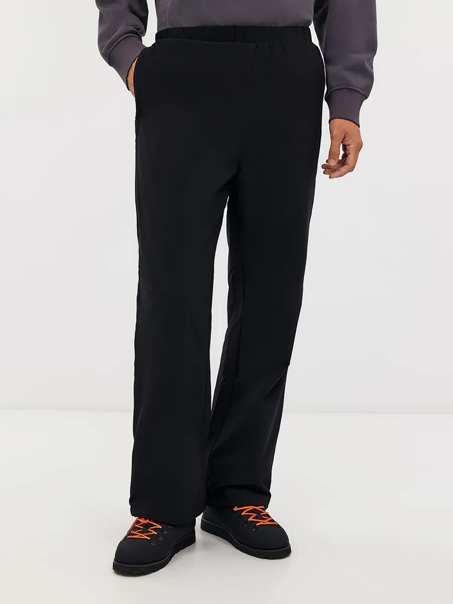 Брюки утепленные широкие