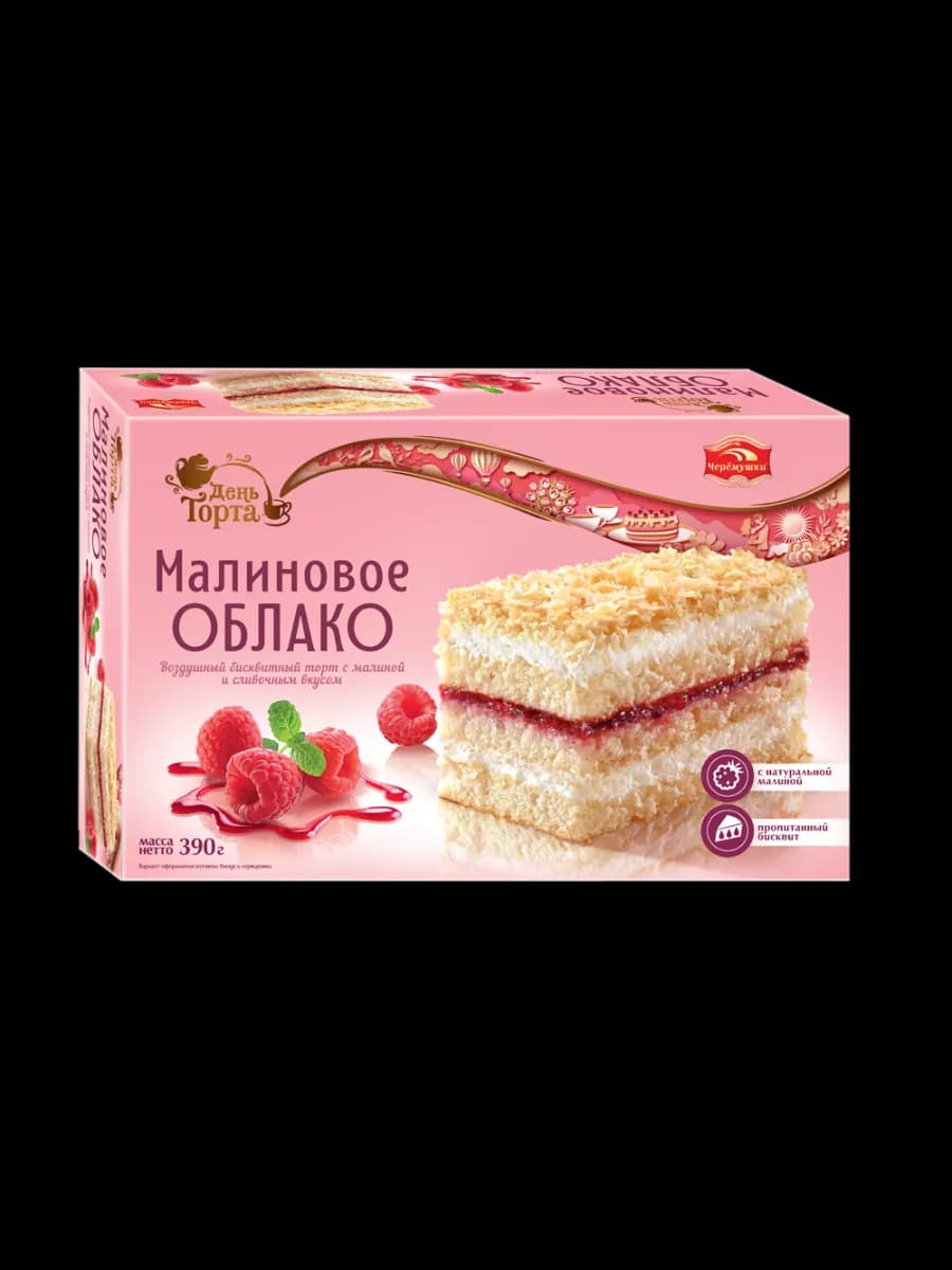 Торт Малиновое облако, 390г