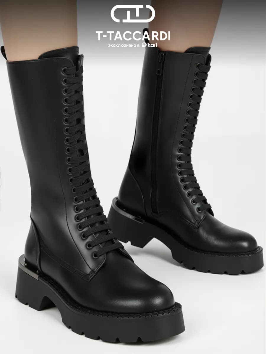 Ботинки женские зимние берцы высокие на платформе