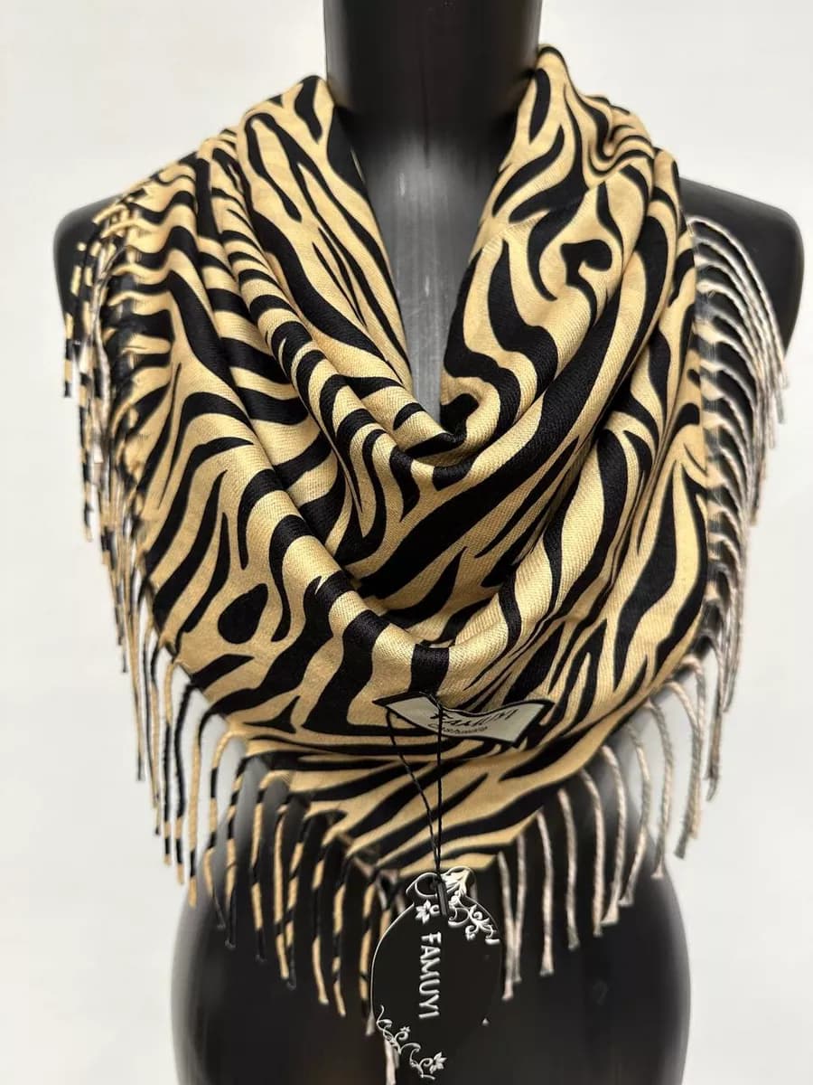 Платок двухсторонний кашемир теплый