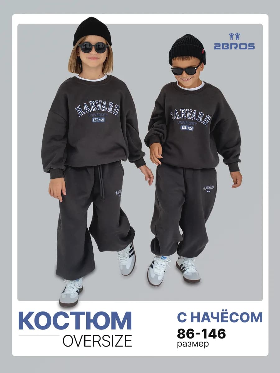 Спортивный костюм теплый с начесом на флисе