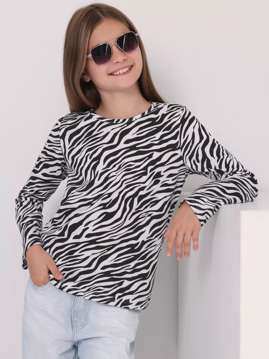 Лонгслив с принтом кофта хлопок 100%