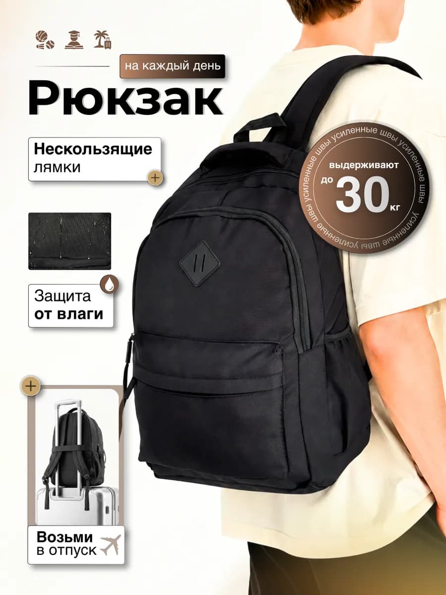 Рюкзак школьный спортивный для подростков ручная кладь
