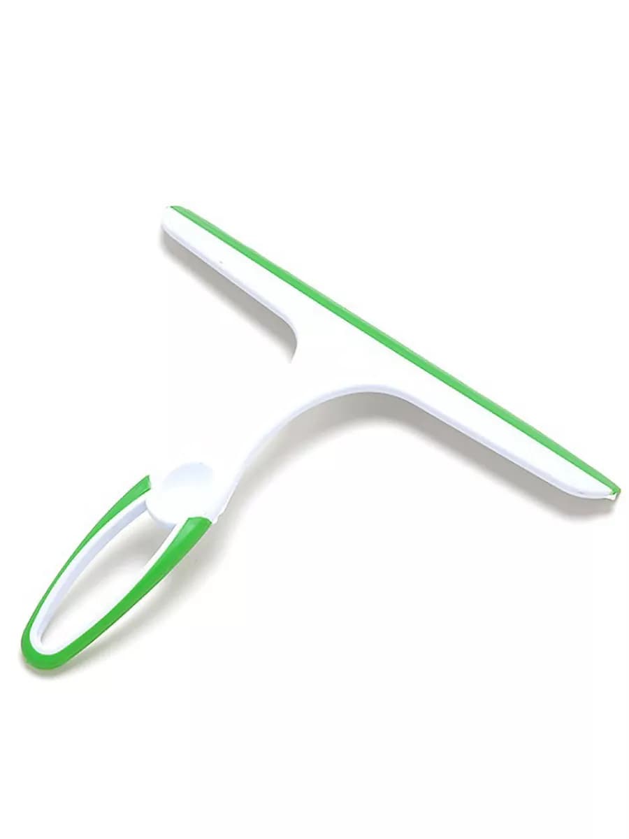 Щетка для мытья стекол зеленая 24 см