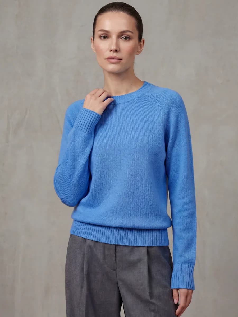 Джемпер трикотажный свитер теплый