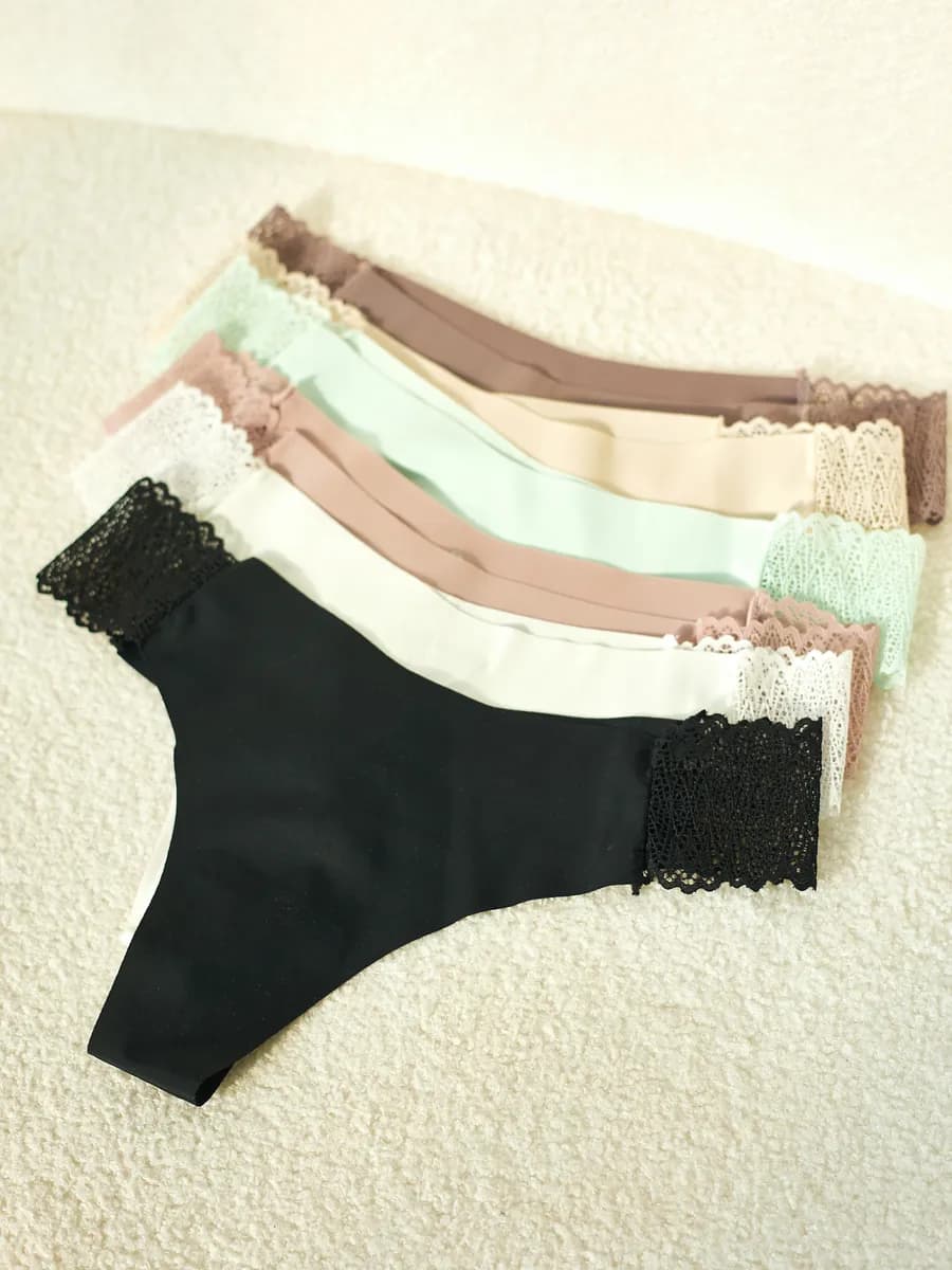 Трусы женские-бесшовные 6 шт