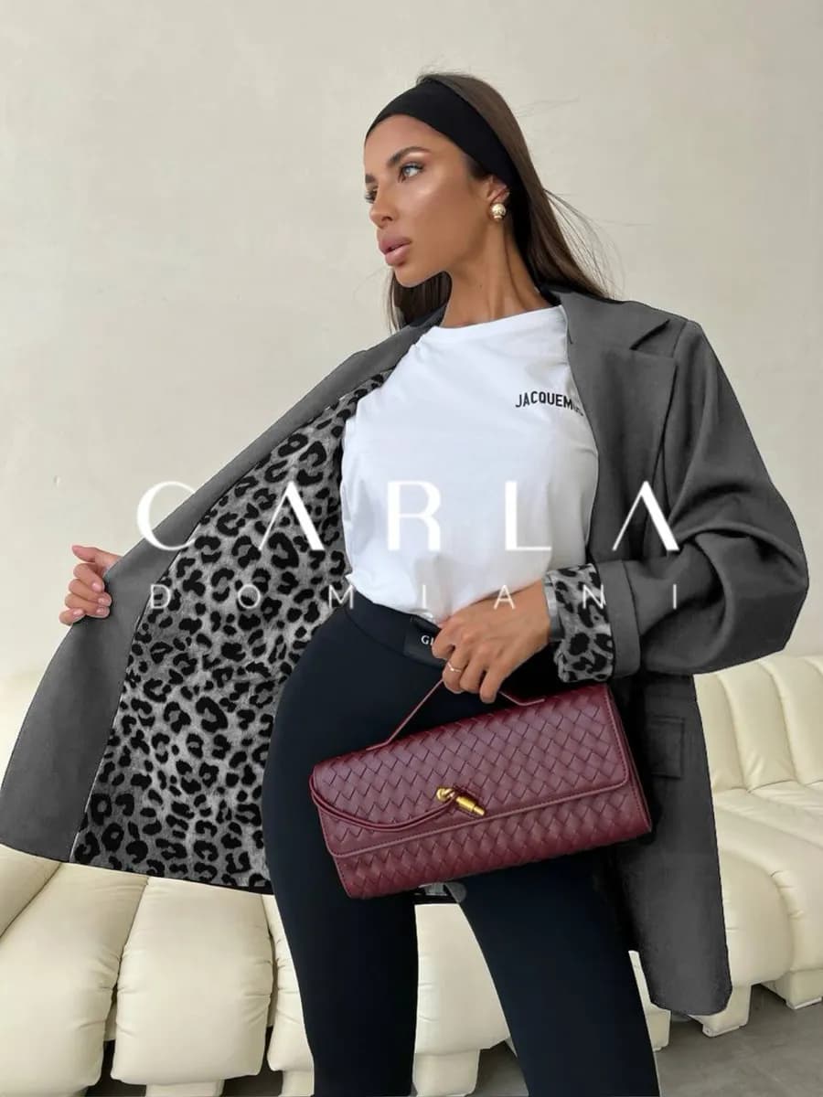 Пиджак оверсайз удлиненный на весну