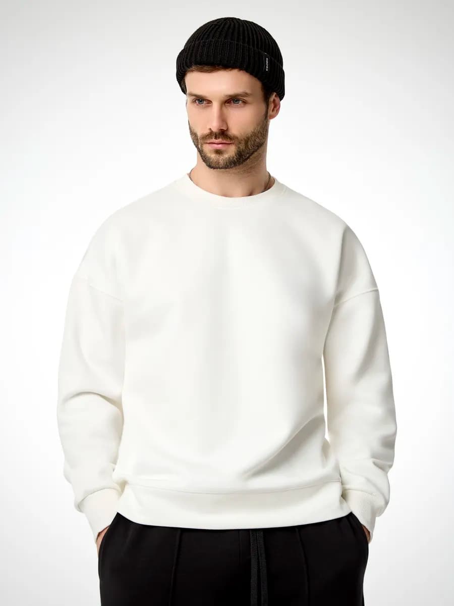 Свитшот оверсайз без начеса