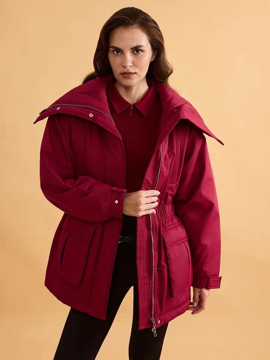 Парка пуховик демисезонная