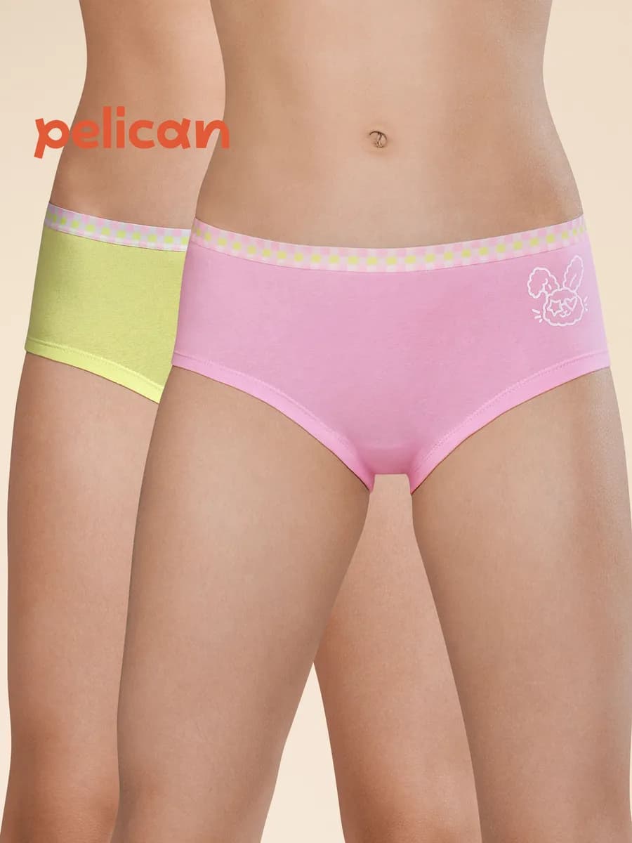 Трусы на резинке брифы для подростка слипы закрытые хлопок - фото 1