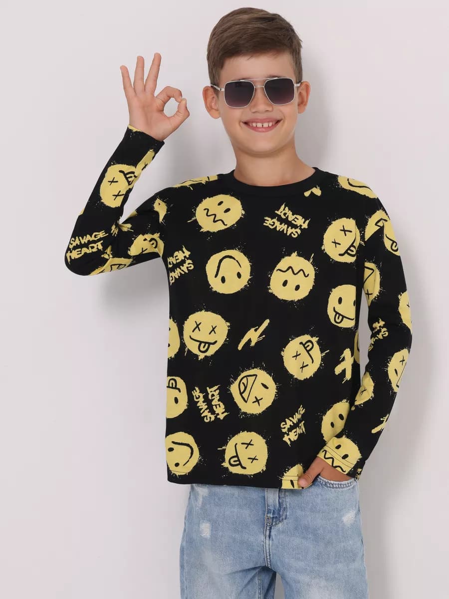 Лонгслив для мальчика повседневный