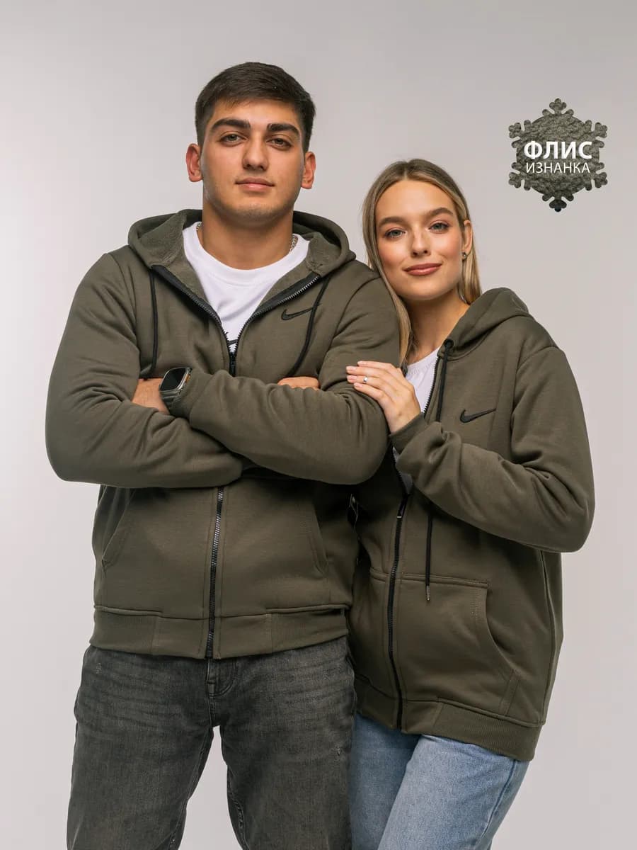 Толстовка худи зип зипка теплое с флисом