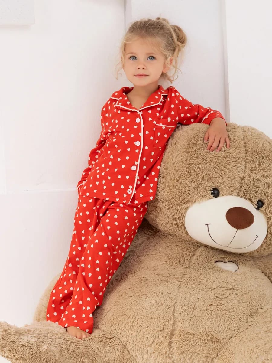 Пижама кант со штанами и рубашкой