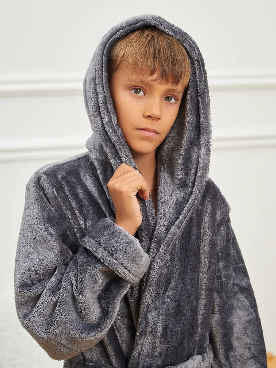 Халат детский теплый банный