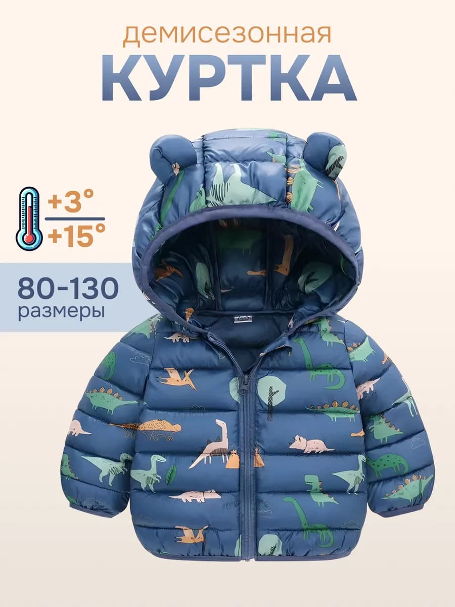 Куртка демисезонная с капюшоном