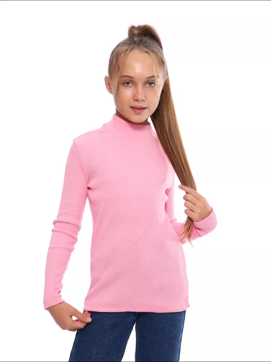 Водолазка подростковая в рубчик