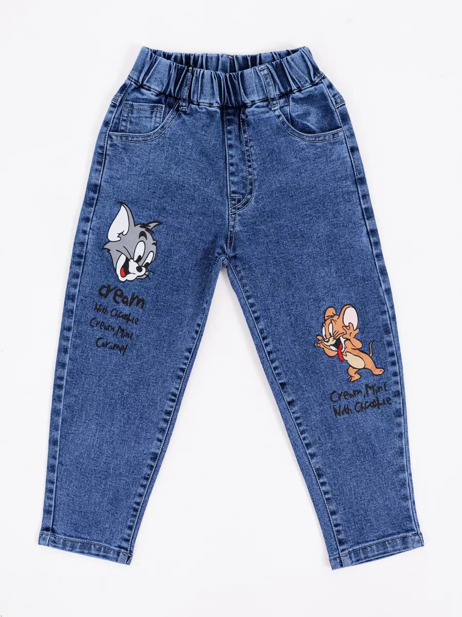 Джинсы детские на резинке