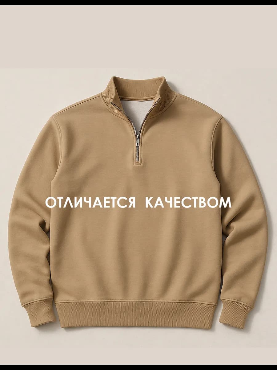 Свитшот old money полузамок