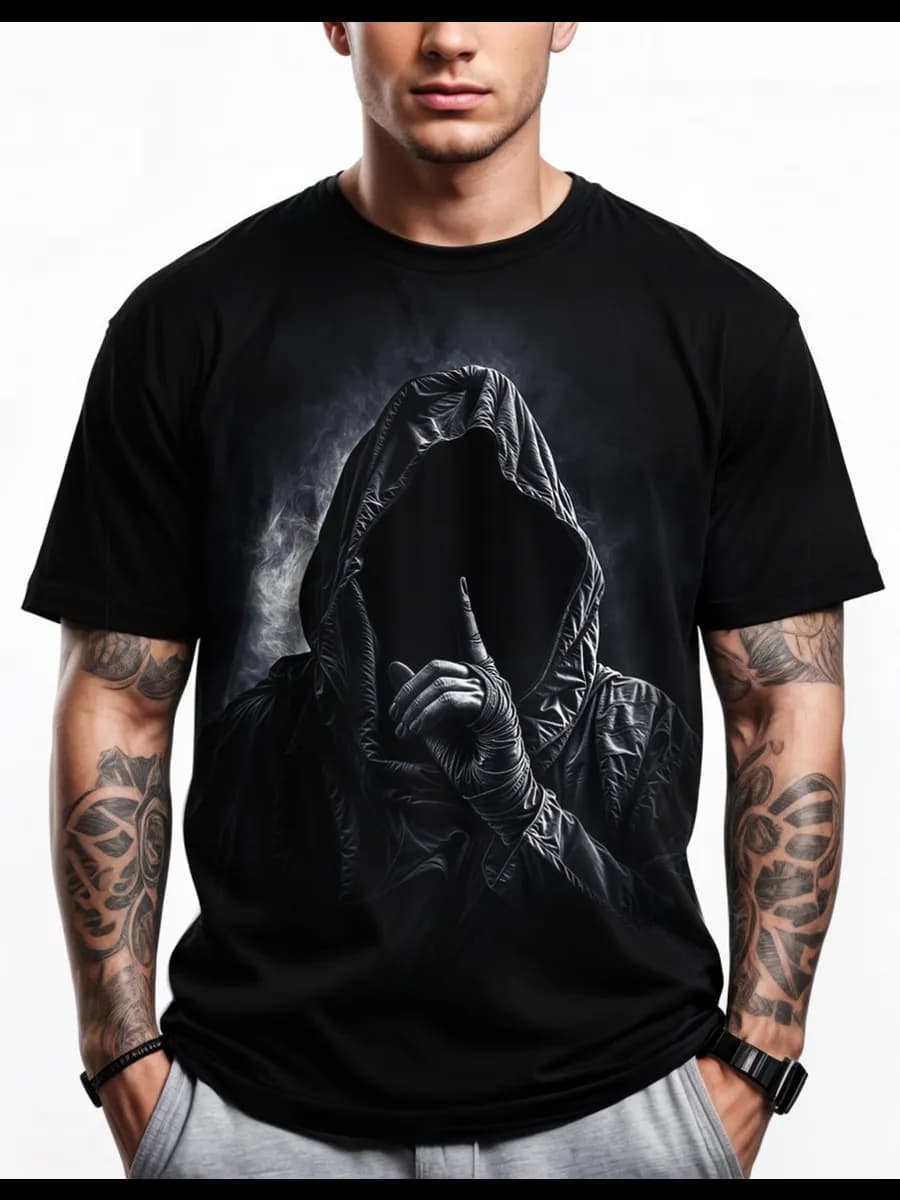 Футболка со светящимся принтом