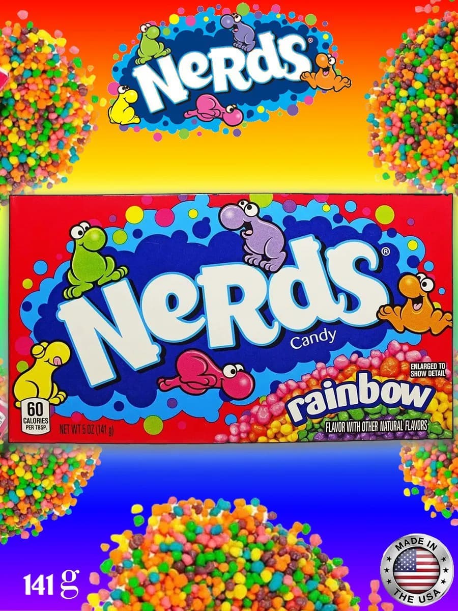 Конфеты Фруктовые Драже Нердс Nerds Candy